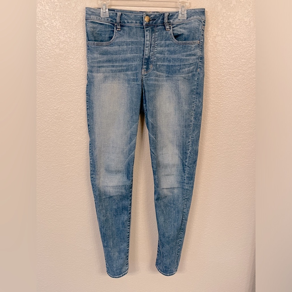 12L American Eagle High Rise Jeggings  *Altered*